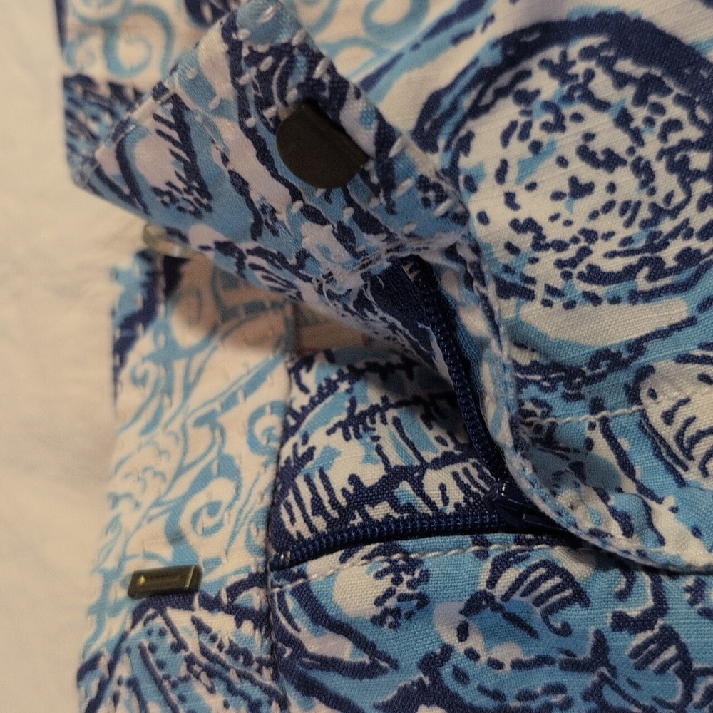Lilly Pulitzer Seashell Blue Patterned Bottoms - image 5